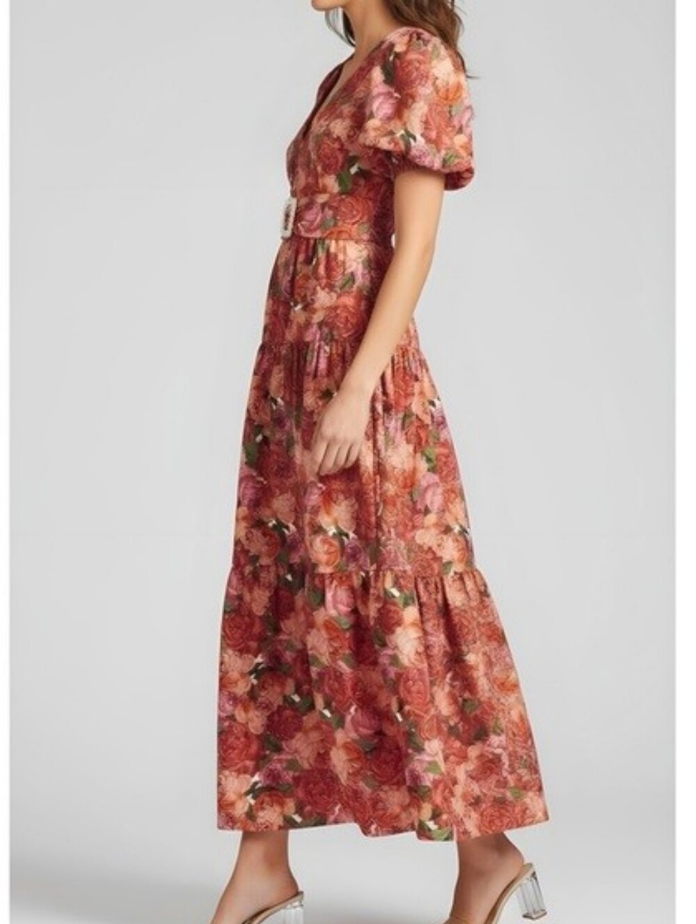 NWT Sachin & Babi Carina Belted Floral Dress - Picture 6 of 14